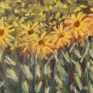 March of the Sunflowers  Image: detail lower left