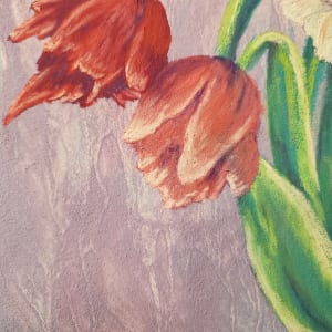 Fancy Tulips by Joann Renner  Image: detail lower left