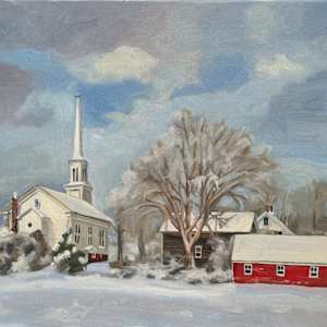 Chilly Church, Red Shed by Patrick Sieg, Image 1.