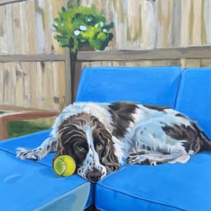Althea and Her Tennis Ball by Patrick Sieg
