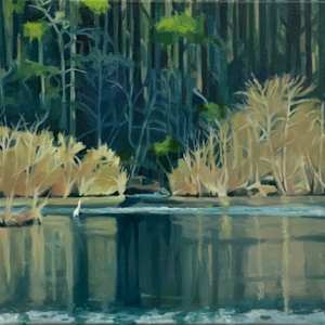 Eastern Shore Crane II by Patrick Sieg
