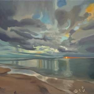 Clouds at Sunset, Naples, Florida by Patrick Sieg