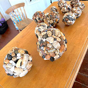 Mock up Exhibition of Spheres by Stephanie Fuller 