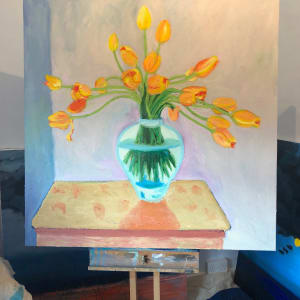 Vase of Tulips by Stephanie Fuller 