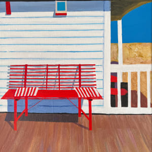 The Red Bench by Stephanie Fuller 376ASF