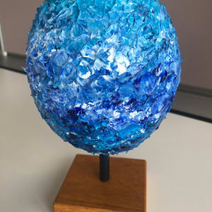 Ostrich Egg Shell 2023 Collection ~ Blue by Jean-Francois Jadin