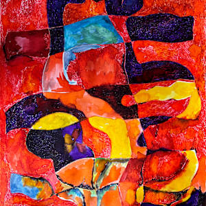 Tribute to Mona, and the orange House, Zari Harat by Zari Harat, Image 1.