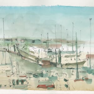 The Boatyard  From My Window by Stefani Peter  Image: 12.1.23