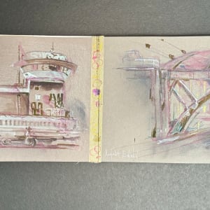 Sketchbook Germany 5 | 2024 by Stefani Peter  Image: Cologne Train Station