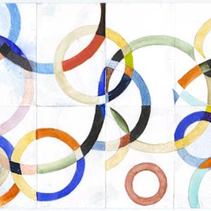 Puzzle 1 by Stefani Peter  Image: Puzzle 1 - unfolded 12x9 in.