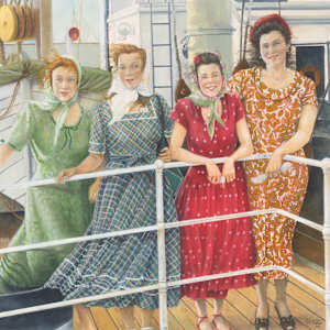 The Jetty Mermaids by Victoria Kitanov