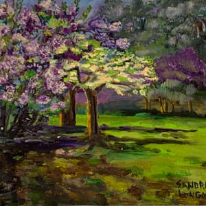 Hulda Klager Lilac Garden Plein-Air Painting