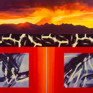 Red Shift, Black Prisms, 2 Sunsets by Norma Jean Squires