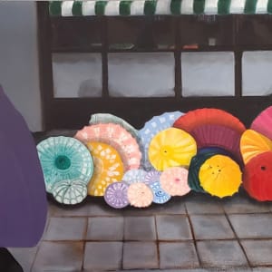 Chinese Umbrellas by Carolyn Kleinberger, Image 1.