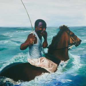 Jamaican Horseman by Carolyn Kleinberger, Image 1.