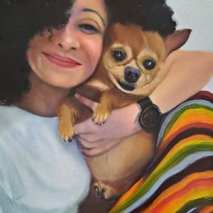 A Wonderful Friend and Her Puppy by Carolyn Kleinberger