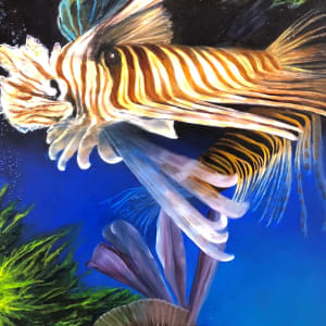 Swimming Lionfish by Carolyn Kleinberger, Image 1.