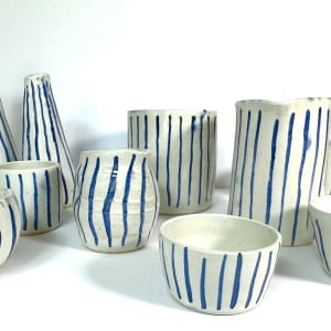 Blue stripes series by Mariana Sola