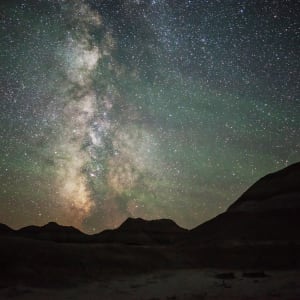 Badlands Milky Way by Randy Halverson