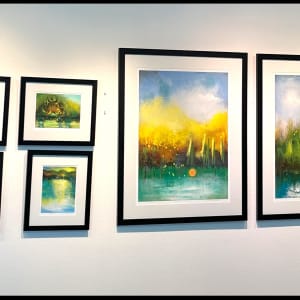 Reflections 27 - Framed #3 by Leslie Neumann  Image: Framed Reflections Giclee prints, group photo