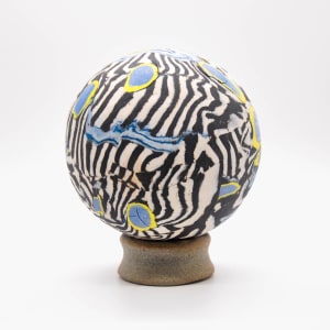 Zebra Sphere by Karen Kuo 