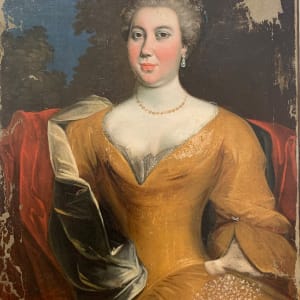 Portrait of a Woman by Unknown, United States  Image: During conservation.