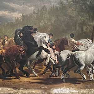 The Horse Fair by Victor Pudon