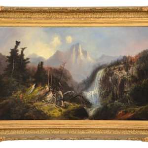 Mountain Waterfall by A. Pardee 