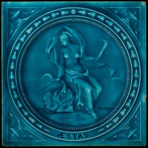 Aestas Tile by Minton, Hollins & Co.