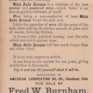 Trade Card by Fred W. Burnham 