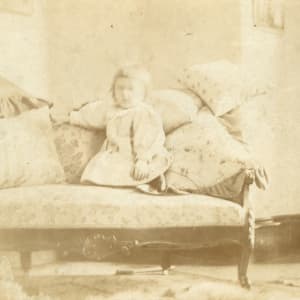 Child in Parlor with Hammer by [Unknown] Brown