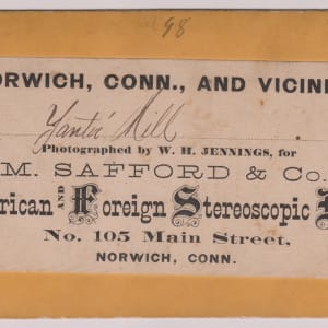 Yantic Mill by W.H. Jennings 