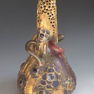 Vase by Teplitz Amphora, Riessner & Kessel