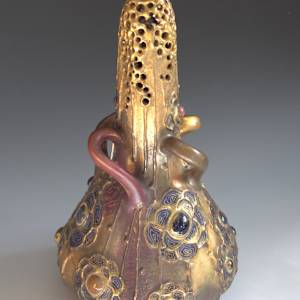 Vase by Teplitz Amphora, Riessner & Kessel 