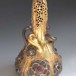 Vase by Teplitz Amphora, Riessner & Kessel 