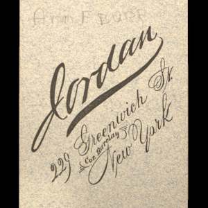 Carte de Visite by Jordan & Co. 