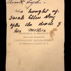 Carte de Visite by Churchill & Denison 