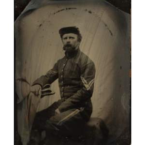 18th Massachusetts Infantry Tintypes (Set of Two) by Unknown, United States 