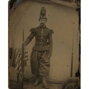 18th Massachusetts Infantry Tintypes (Set of Two) by Unknown, United States 