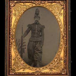 18th Massachusetts Infantry Tintypes (Set of Two) by Unknown, United States 