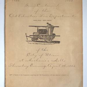 Fire Department Program by Floyd's Print Shop