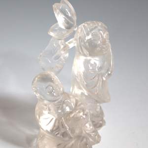 Rock Crystal Sculptures (Set of Three) by Unknown, China 