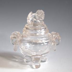 Rock Crystal Sculptures (Set of Three) by Unknown, China 