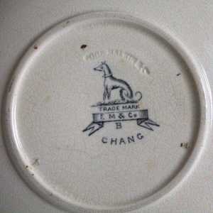 Saucer by Edge, Malkin & Co. 