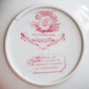 Cup and Saucer by Ridgway & Morley, Broad Street Works 