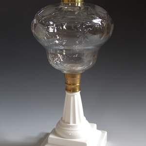 Lamp by Boston & Sandwich Glass Company 