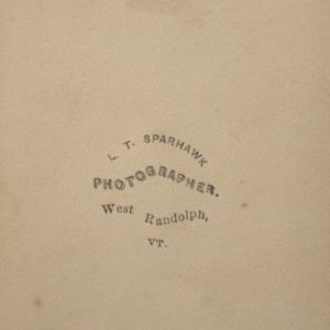 Carte de Visite by Luther T. Sparhawk 