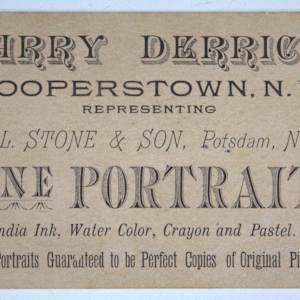 Advertisement by Harry Derrick