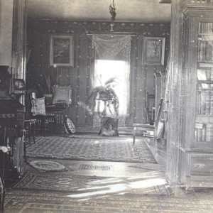 Household Photographs (Set of Five) by Stanley Embree  Image: "North end of living room and opening into hall. See the sole of my big foot. I was sitting in opening to dining room and Stanley said I need not move as I would not show, but think I did."