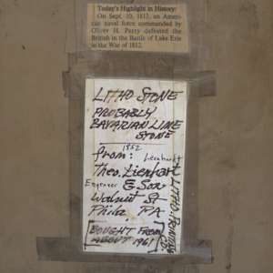 Lithography Stone by Theodore Leonhardt & Sons 